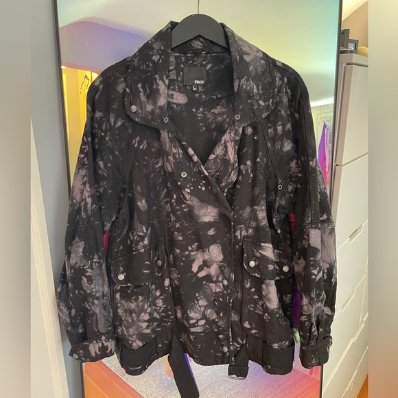 Aritzia Denim Moto jacket - Picture 3 of 9